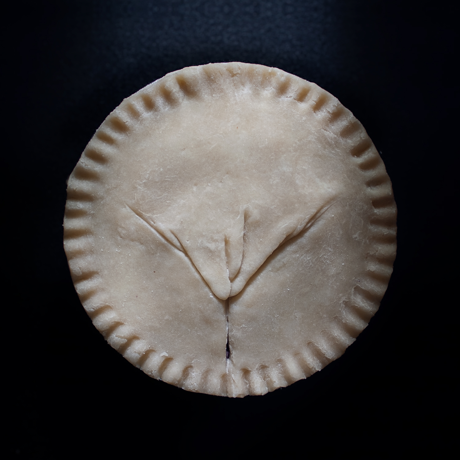 Pie 22, a pie sculpted to appear like a vulva